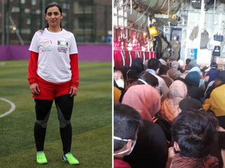 Afghaanse voetbalsters geëvacueerd uit Kaboel: "Veel atleten lopen nog gevaar"