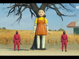 Squid Game-spel met enorme pop aanstaand weekend te spelen in Rotterdam en Maastricht