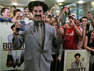 Borat stopt ermee omdat Trump binnenkort geen president meer is