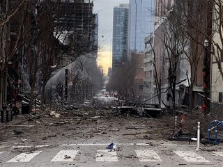 Gesproken boodschap uit kampeerauto kondigde explosie aan in Nashville