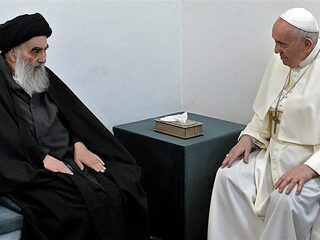 Paus en sjiitische ayatollah hebben historische ontmoeting