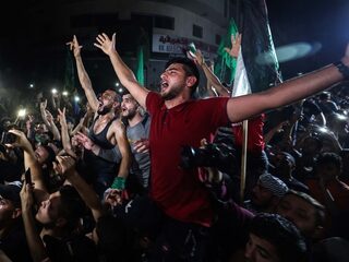 Feest in Gaza na akkoord staakt-het-vuren