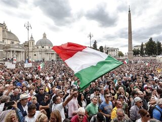 Rellen in Rome bij demonstratie tegen coronapas