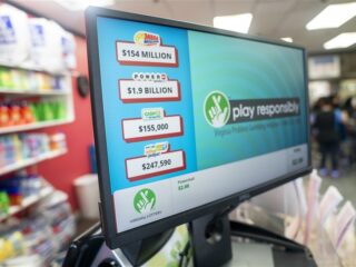 Grootste jackpot ooit gevallen in California