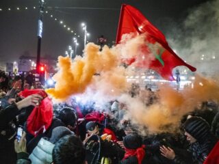 Opnieuw feest na winst Marokko, wel arrestaties in grote steden