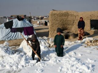 Extreem koud weer eist tientallen levens in Afghanistan