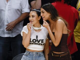 Kim Kardashian schermt kinderen af voor uitspraken van Kanye West