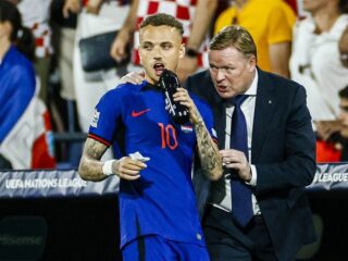 Ronald Koeman duidelijk over muziek van Noa Lang: "Dan moet hij daarmee doorgaan"