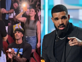 Drake verrast koppel met droomreis na romantische verloving tijdens zijn concert