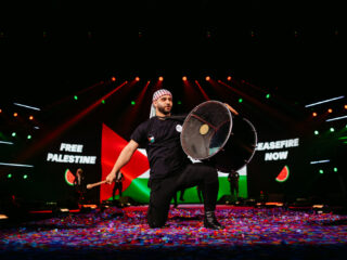 Dit is waarom FunX een eerbetoon aan Palestina bracht tijdens de FMA's