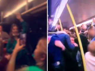 Groningse studenten feesten erop los in partybus zonder mondkapjes
