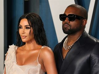Kim Kardashian met kinderen aanwezig bij albumreleasefeestje Kanye West
