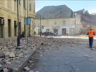 Kroatië getroffen door zware aardbeving: schade is enorm