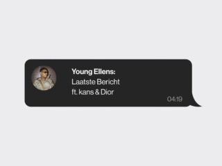 Young Ellens, kans & Dior de DiXte met 'Laatste Bericht'