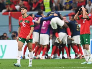 Marokko strijdend ten onder in halve finale tegen Frankrijk