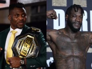 Voormalig UFC-kampioen Ngannou hint op boksgevecht met Wilder