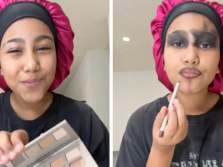 North West geeft 'eerlijke' review van Kim Kardashians nieuwe cosmeticalijn