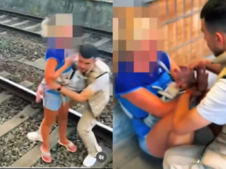 Jonge man redt Belgische vrouw van treinspoor en troost haar