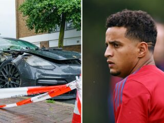 'Porsche Panamera van Mohamed Ihattaren in vlammen opgegaan'