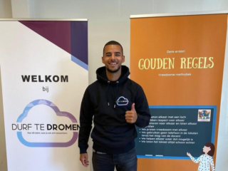 Redouan (26): "Het is belangrijk om te investeren in de talenten van jongeren"