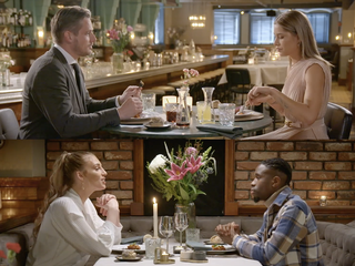 Exen gaan het gesprek aan in nieuw seizoen 'Eating With My Ex: Going Dutch'