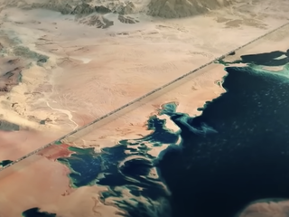 Saoedi-Arabië wil stad bouwen van 170 kilometer lange wolkenkrabber