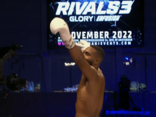 Endy Semeleer wint met TKO van Shkodran Veseli tijdens Glory Rivals 2