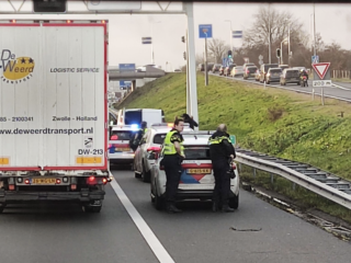 Waarschuwingsschoten op A27 vanwege ontvoering 15-jarige jongen