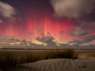 Zeldzaam noorderlicht vannacht goed te zien in delen van Nederland