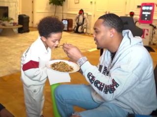 Rapper G Herbo, in livestream van Kai Cenat, tegen zoontje: "Echte mannen huilen"