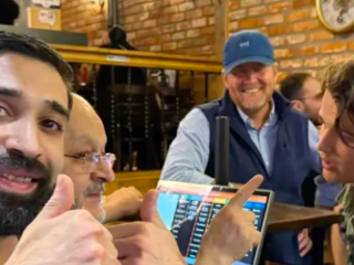 Rotterdamse eigenaar van 'Jaffa Shoarma' bedankt koning voor komst: "Was een grote eer"