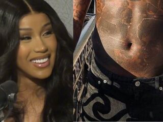 Cardi B krijgt de kriebels van Offset's Michael Jackson-tatoeage: "Kijkt me aan als ik 'bezig' ben"