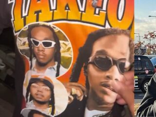 Quavo betaalt een Japanse fan om zijn T-shirt uit te trekken