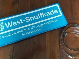 Drugs-straatborden massaal gestolen: "West-Snuifkade hangt als troffee in studentenhuis"