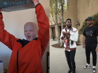 Will Smith en Jason Derulo verrassen zieke 14-jarige jongen met exclusief cadeau