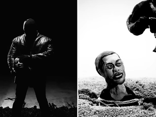 Ye begraaft Pete Davidson 'levend' in bizarre videoclip