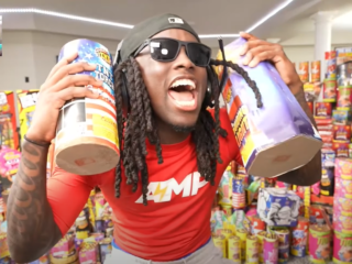 Kai Cenat en MrBeast eindigden livestream met een vuurwerkknal in huis