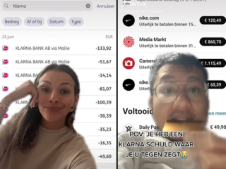 Geldproblemen door achteraf betalen: "Ik heb altijd zo'n €300 aan betalingen openstaan"