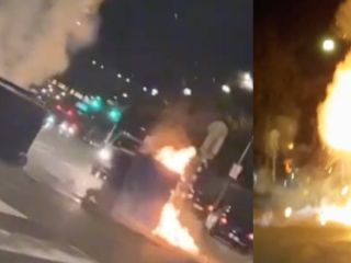 Rellen en brandstichting in Schilderswijk Den Haag