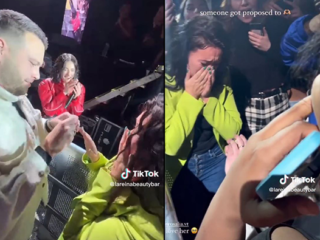 Estella werd ten huwelijk gevraagd tijdens concert van Rosalía