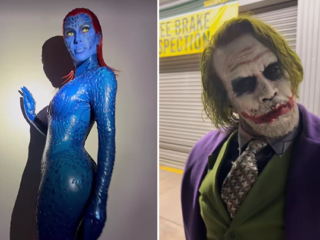 Zo gingen deze celebs verkleed tijdens hun halloweenfeestjes