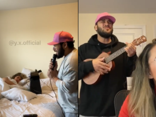 Zanger maakt vriendin gek met irritante 'romantische' serenades