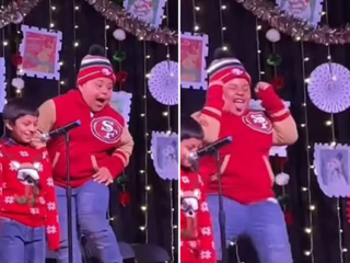 8-jarige Jaden gaat viral met dansmoves tijdens schoolconcert