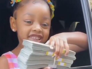 Offset geeft dochtertje Kulture $50.000 cash voor haar vierde verjaardag