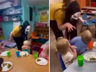 Medewerkers kinderdagverblijf aangeklaagd voor bang maken met 'Scream'-masker