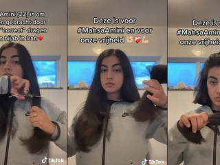 Ook Nieloefaar (22) knipte haar haar af na dood Iraanse Mahsa: "Uit solidariteit"