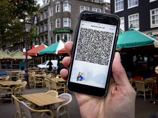 Toch QR-code voor mensen die zich om medische redenen niet kunnen laten inenten