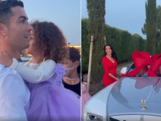 Cristiano Ronaldo krijgt Rolls-Royce voor kerst van zijn vrouw Georgina