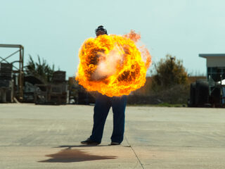 Amerikaan gearresteerd voor gebruik van vlammenwerper na parkeerruzie