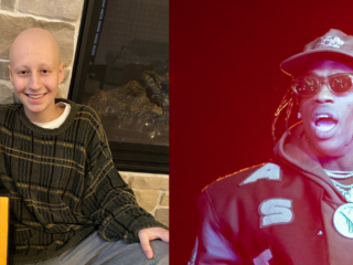Travis Scott verrast fan die voor tweede keer van kanker is genezen